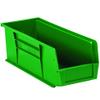 Ship Now Supply SNBINP1555G Plastic Stack & Hang Bin Boxes, 14 3/4" x 5 1/2" x 5", Width, 5" Height, 14.75" Length, Green (Pack of 12) view 1