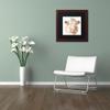 Trademark Fine Art ' Farm Friends II ' Black Matted Wood Frame by Lisa Audit 16x16 view 3