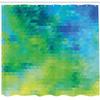 Ambesonne Green and Blue Shower Curtain, Geometric Abstract Pattern with Triangles Ombre Inspired, Cloth Fabric Bathroom Decor Set with Hooks, 69" W x 75" L, Lime Green view 2