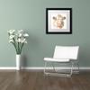 Farm Friends II by Lisa Audit, White Matte, Black Frame 16x16-Inch view 3