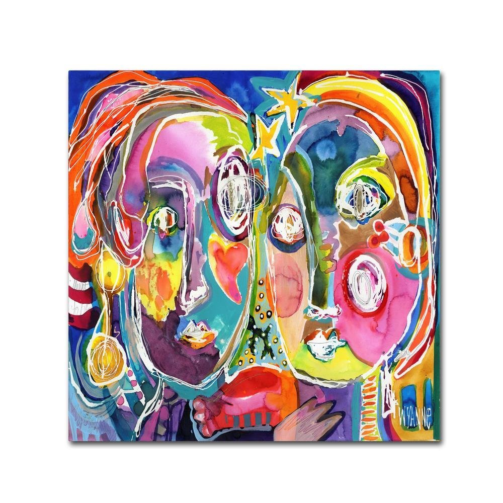 Meant To Be by Wyanne, 18x18-Inch Canvas Wall Art
