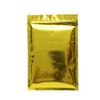100 Double-Sided Matte Glossy Colored Flat Foil QuickQlick Zip Seal Sample Food Safe Packaging Powdered Storage Bags (3.5oz, Glossy Gold) view 1