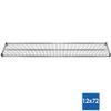 Shelving Inc. 12" d x 72" w x 64" h Chrome Wire Shelving with 4 Tier Shelves, Weight Capacity 800lbs Per Shelf view 2