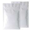 100 Double-Sided Matte Colored Flat Foil QuickQlick Zip Seal Sample Food Safe Packaging Powdered Storage Bags (1.5oz, Matte White) view 1