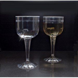 1 Piece 8 OZ Plastic Wine Goblet