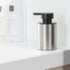 Tiger Colar Free Standing Soap Dispenser, Brushed Stainless Steel, Stainless Steel, 12.2 x 6.5 x 8.1 cm view 2