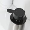 Tiger Colar Free Standing Soap Dispenser, Brushed Stainless Steel, Stainless Steel, 12.2 x 6.5 x 8.1 cm view 3