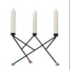 Andersen Design Since 1916 North Star Candleholder, Steel, Steel Coated, 25 x 25 x 25 cm view 1