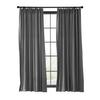 ChadMade Fire Resistant Flame Retardant Thermal Insulated Curtain Drapery Panel Pinch Pleat, Grey 52" W x 102" L for Home, Office, Hotel, School, Cinema and Hospital (1 Panel) view 1