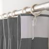 ChadMade Fire Resistant Flame Retardant Thermal Insulated Curtain Drapery Panel Pinch Pleat, Grey 52" W x 102" L for Home, Office, Hotel, School, Cinema and Hospital (1 Panel) view 3
