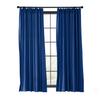 ChadMade Fire Resistant Flame Retardant Thermal Insulated Curtain Drapery Panel Pinch Pleat, Blue 52" W x 96" L for Home, Office, Hotel, School, Cinema and Hospital (1 Panel) view 1