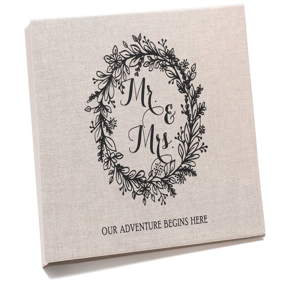 Hortense B. Hewitt Rustic Wreath Guest Book, 7.5 x 5.75-Inches
