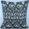 Sophia Art Indian Kantha Stitch Handmade Floral Decorative Throw Pillow Cases Cushion Covers 16X16 inch (Dark Grey) view 1