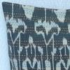 Sophia Art Indian Kantha Stitch Handmade Floral Decorative Throw Pillow Cases Cushion Covers 16X16 inch (Dark Grey) view 2