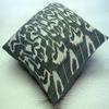 Sophia Art Indian Kantha Stitch Handmade Floral Decorative Throw Pillow Cases Cushion Covers 16X16 inch (Dark Grey) view 3