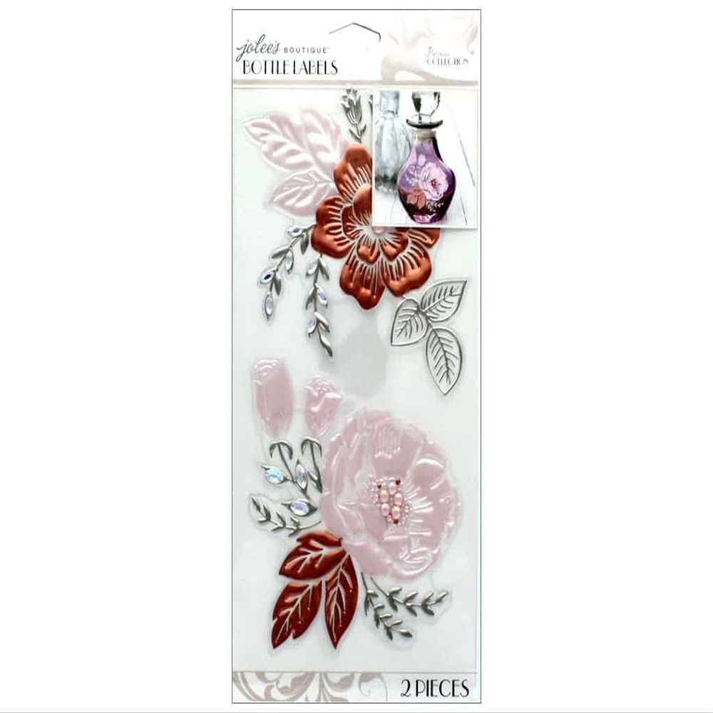 Jolee's Boutique 0015586967456 (Jolly Boutique) PARISIAN FLORAL BOTTLE LABELS , other