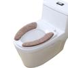 iModen Thick Plush Toilet Pad Adhessive Toilet Pad Reusable Winter Special (Small, Grey) view 2