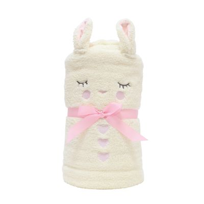 Department 56 Snow pinions Bunny Snow Throw Plush Blanket, Multicolor