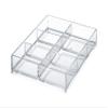 Like-it CB-T11 Storage Case, Storage Tray (S) 6 Divided Width 4.5 x Depth 6.1 x Height 1.2 inches (11.5 x 15.4 x 3 cm), Clear, Made in Japan view 1