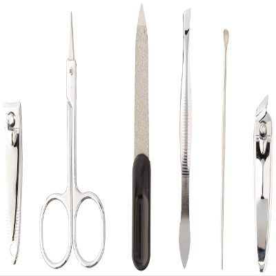 Mary Square 21413 Manicure Set, 3" x 4" x 1", Multicolor