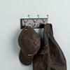 10"BLK Scroll Hook Rack view 2
