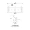 10"BLK Scroll Hook Rack view 4