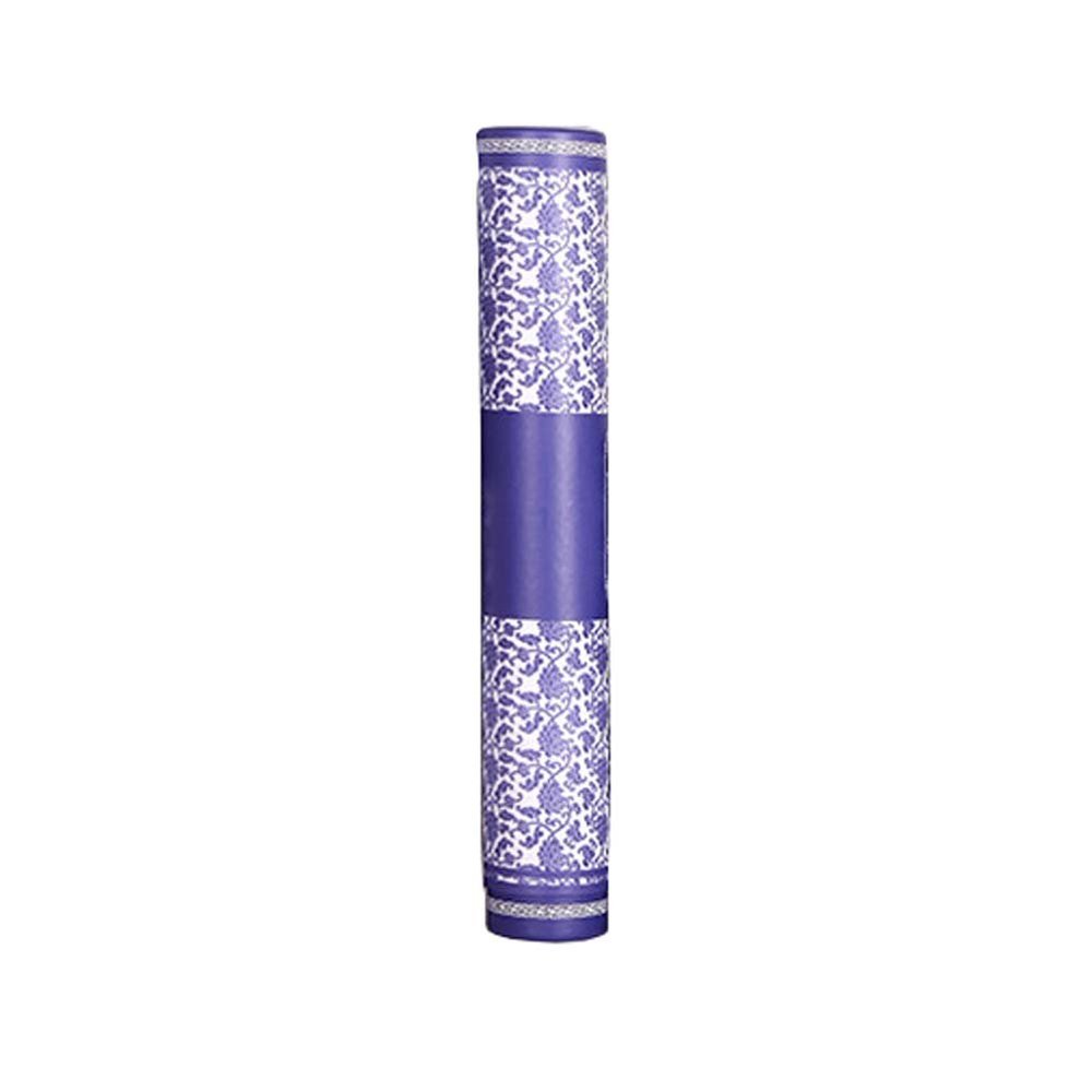 FANCYPUMPKIN High-end Scroll Holder Seal Damp-proof Collection Drawing Tube Paper Tube 50cm, Blue Flowers
