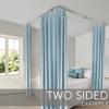 A&F Rod Dcor - Caleb Multi-angle Room Divider/Bedroom Canopy/Ceiling Rod Adjustable 48-84 inch Two Sided - Antique Brass view 4