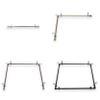 A&F Rod Dcor - Caleb Multi-Angle Room Divider/Bedroom Canopy/Ceiling Rod Adjustable 120-170 inch One Sided - Cocoa view 1