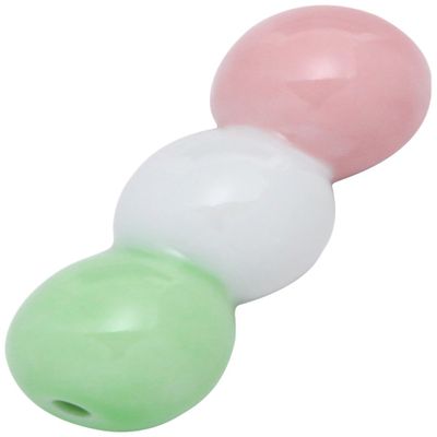 Arita Ware Kitagawa Misenu Kiln Tricolor Dango Chopsticks Rest