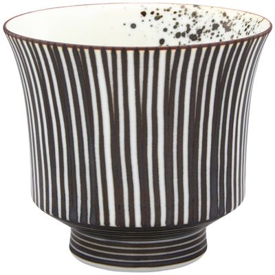 24to3(Nishitomi) Hasami Ware Fukumine Kiln Bush Sabi Tokusa Teacup Large