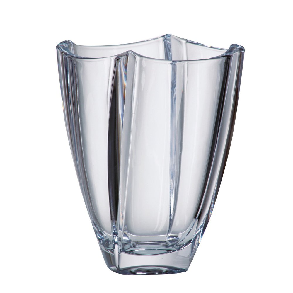 Barski - European Glass - Crystalline - Vase - 12" Height - Made in Europe