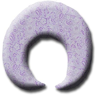 Astral Harmony Neck Wrap | Luxurious Handcrafted Satin and Velvet | Weighted Flaxseed & Optional Lavender | Lovely Lilac - TMWL-LL