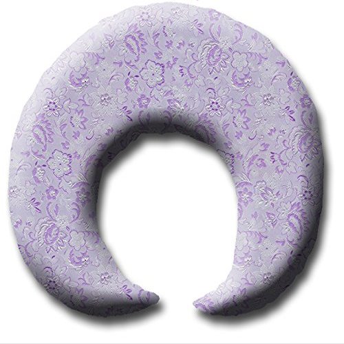 Astral Harmony Neck Wrap | Luxurious Handcrafted Satin and Velvet | Weighted Flaxseed & Optional Lavender | Lovely Lilac - TMWL-LL