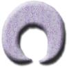 Astral Harmony Neck Wrap | Luxurious Handcrafted Satin and Velvet | Weighted Flaxseed & Optional Lavender | Lovely Lilac - TMWL-LL view 1