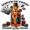 Collectible Poker Decals (4in,6pack), Share Your Passion and Appreciation with Our Vinyl Liquor Up Front Stickers for Your Home, Car, Cases and More, Souvenir Gifts for Poker Players view 1