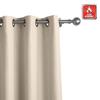 cololeaf Flame Retardant Curtains Fire Resistant Curtain Room Darkening Drape with Grommetfor Home Kitchen Office Hotel School Cinema and Hospital- Beige 84W x 102L Inch (1 Panel) view 3