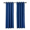 cololeaf Flame Retardant Curtains Fire Resistant Curtain Room Darkening Drape with Grommetfor Home Kitchen Office Hotel School Cinema and Hospital- Blue 84W x 102L Inch (1 Panel) view 1