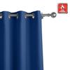 cololeaf Flame Retardant Curtains Fire Resistant Curtain Room Darkening Drape with Grommetfor Home Kitchen Office Hotel School Cinema and Hospital- Blue 84W x 102L Inch (1 Panel) view 3
