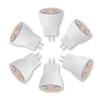 MR8 Light Bulb LED Replacement for Mini Halogen Recessed Lamps 12 Volt 1" Diameter GU4 RV Boat Camper Yacht Train Motor Home Interior Tiny House Ship Van Truck Sprinter Lighting - Cool White - 6 Pack view 1