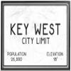 Stupell Industries Key West City Limit Oversized Framed Giclee Texturized Art, Proudly Made in USA view 1