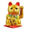 thefancypumpkin 13" Waving Lucky Fortune Cat Maneki Neko Japanese Porcelain Lucky Cat H32CM view 1