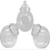 3200ml Spherical Victorian Style Food Grade Plastic Sweet Jars - Wedding, Party (3 Jars) view 1