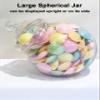 3200ml Spherical Victorian Style Food Grade Plastic Sweet Jars - Wedding, Party (3 Jars) view 2
