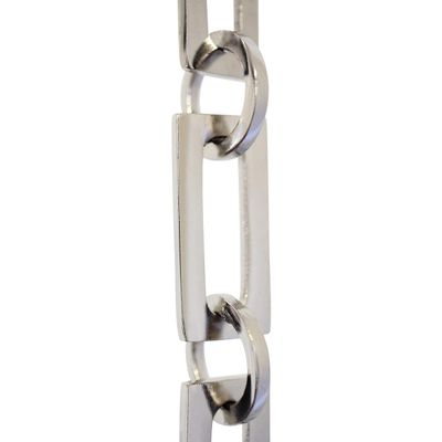 RCH Hardware CH-12-PN Brass Chandelier Chain, Polished Nickel (1 Foot)
