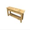 Ezekiel and Stearns Ranch Golden Oak Storage Bench (36") view 3