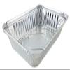 PACTOGO 2 lb. Oblong Aluminum Foil Take-Out Pan with Clear Dome Lid Disposable Containers 8.44" x 5.94" x 1.75" (Pack of 500 Sets) view 4