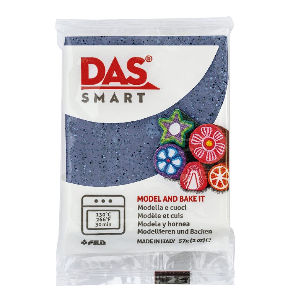 DAS Smart Polymer Clay, Granite, 57G Oven Bake Clay, Pliable Polymer Clay Set for Molding and Sculpting, Baking Clay for Students and Adults