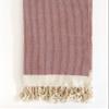 (BALTHAZAR & ROSE) RED Fouta: White Stripes Red view 2