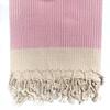 (BALTHAZAR & ROSE) RED Fouta: White Stripes Pink view 2